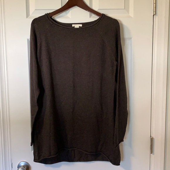 H&M Dark Gray Basic Knit Sweater - Picture 1 of 3